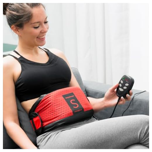 InnovaGoods Efecto Sauna S Cinturón Vibratorio, Unisex Adulto, Rojo, Única