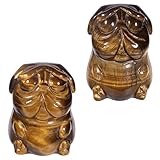 Regali meravigliosi: questa adorabile scultura di cucciolo di carlino è un regalo davvero commovente che porterà un sorriso a coloro che lo vedono. È perfetto per essere esposto su un tavolo o come parte di una composizione di libreria. Può essere regalata come pietra custode tascabile ad amici, colleghi, vicini per un compleanno o un regalo di inaugurazione della casa.
