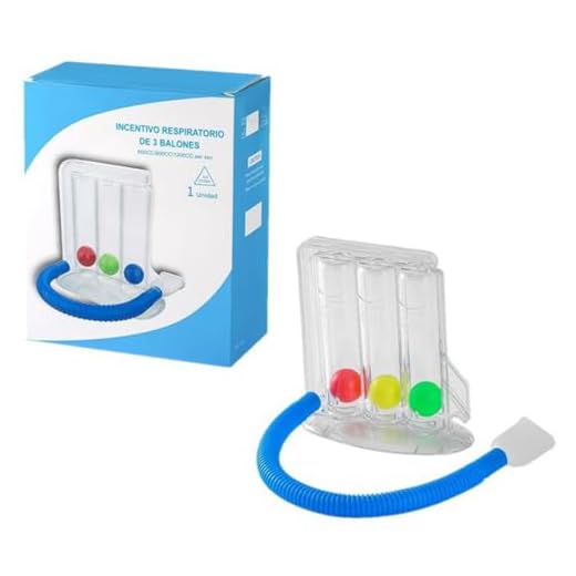 Ejercitador Respiratorio,Sistema Entrenamiento Respiración,Ejercitador Pulmonar,Fortalece y Mejora la Respiración,3 Cámaras para Terapia del Lenguaje y Función Pulmonar con 3 Bolas de Colores