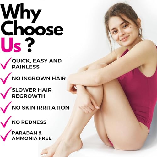 Image of Bikini Wax Powder for Women | Hair Removal Powder for Women Bikini Area | Body Wax Powder for Women | Smooth & Clean Hair Removal for Bikini Line and Body | Easy to Use Wax Powder - 100 g (Pack of 1)