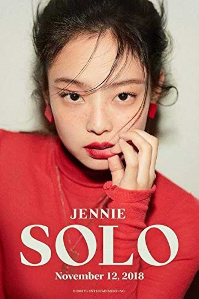 Amazon.com: Blackpink Jennie - [Solo] 1st Solo Album CD+1p Poster+