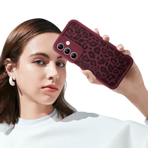 KANGHAR Case for Galaxy A15 Leopard Printed Pattern Red by KANGHAR - Used condition - Image 6