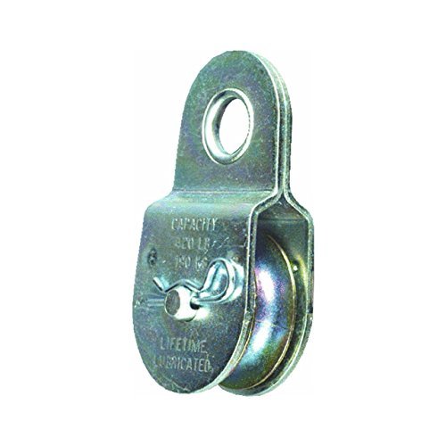 National de matériel 3213bc 1–1/5,1 cm Zinc plaqué fixe simple Poulie, Lot de 2