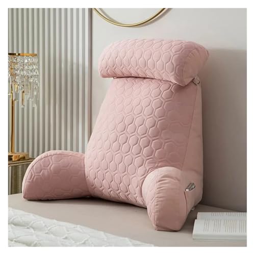 Coussin de lecture grand dossier bleu lavable pour lit et canapé - 5