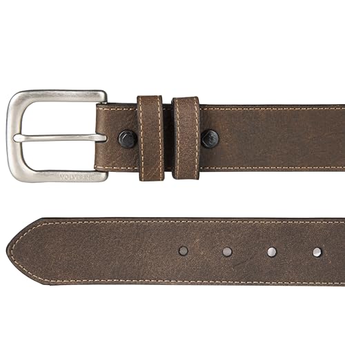 Image of Wolverine Full Grain Leather | Workwear | Heavy Duty | Durable | Everyday | Classic | Casual | Metal Buckle