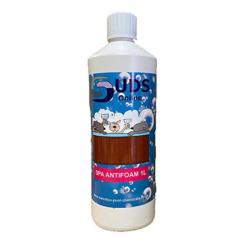 SUDS-ONLINE 1 LITRE No Foam Away Anti Foamer Fix Foaming Chemicals Hot Tub Spa Hot tub Spas