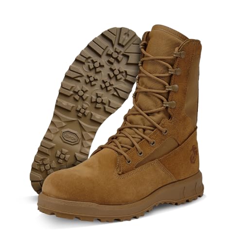 Top 10 Best Marine Corps Boots for 2024 13 Belleville 510 Marine Corps Boots - Ultralight Tactical Boots - Vibram Military Shoes - Rapid-Dry Lining Tactical Shoes for Men - Hydrophilic Mesh Lining - Memory Foam Insole, Coyote - 11.5