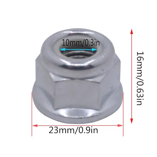 Hippotech Getriebekopf mit Becher und Kontermutter für Stihl Trimmer FS300 FS310 FS350 FS400 FS450 FS480