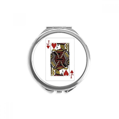 Miroir rond de poche motif coeur j une idée cadeau originale et colorée pour vos proches