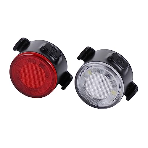 VANZACK Bike Light Set Headlight and Tail Light Rechargeable 6 Modes Cycling Accessories for Night Safety