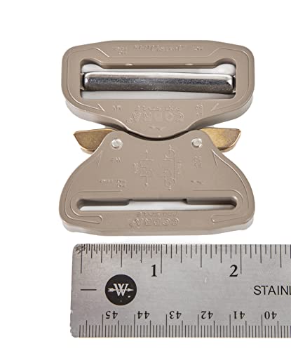 Austrialpin Cobra Buckle 7075 Aluminum Quick Release Adjustable Elephant Grey (2" 50Mm) #TOP2