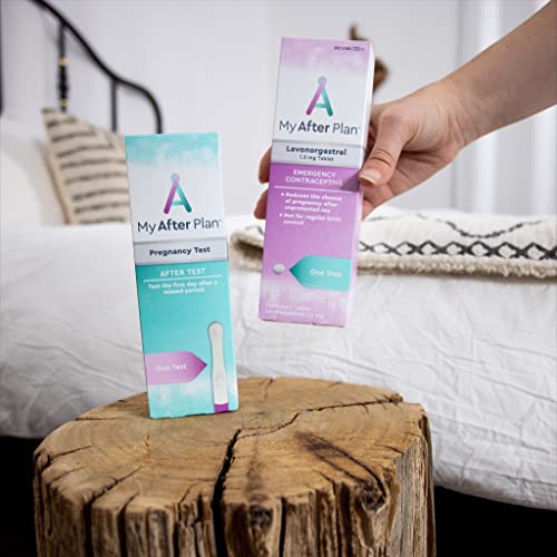 Ohm My After Plan Emergency Contraceptive Pill (Levonorgestrel 1.5 Mg) Plus Follow-Up Pregnancy Test #TOP2