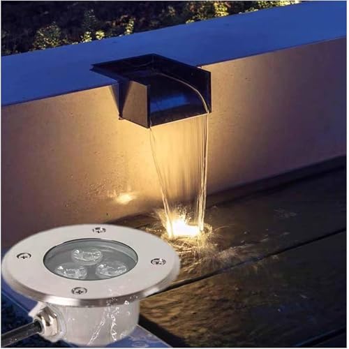 Projecteur subaquatique LED 3W étanche IP68 pour éclairage fontaine et jardin - 3