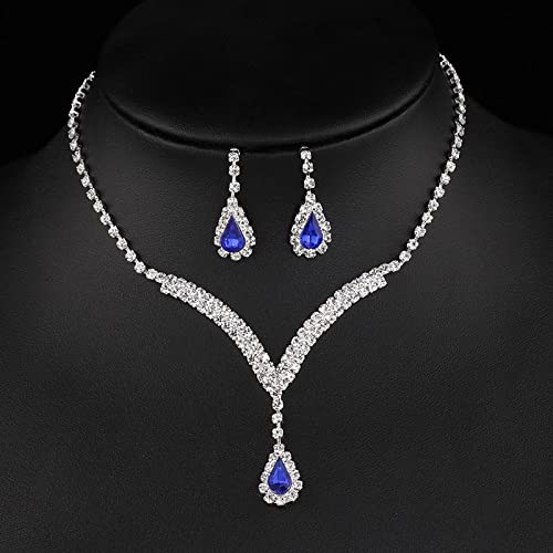 Ensembles de mariage parfaits pour offrir des colliers en cristal de diamant