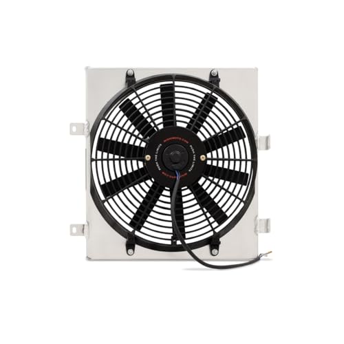 Mishimoto MMFS-EVO-01 Performance Aluminum Fan Shroud Compatible With Mitsubishi Lancer Evo 7/8/9 2001-2007 Silver