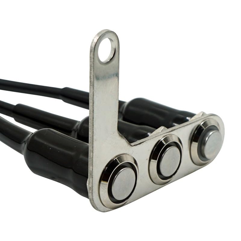 Interrupteur de guidon moto 12V étanche pour feu antibrouillard droit avec bouton autobloquant LED