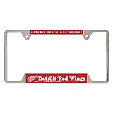 NHL Detroit Red Wingsメタルライセンスプレートフレーム