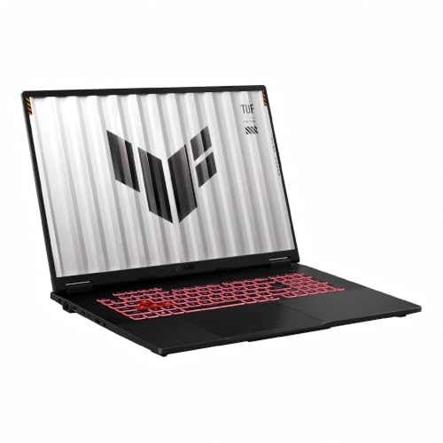 Image of ASUS TUF A18 18 inch Gaming Laptop - AMD Ryzen 7 260 (Up to 5.1GHz), 64 GB DDR5 RAM, 4 TB SSD, FHD+ 144Hz G-SYNC Display, RTX 5060 8GB GPU, Wi-Fi 6E, RGB Backlit KB, Fast Charge, Copilot, Windows 11 Pro