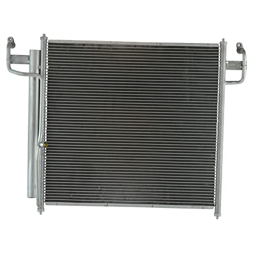 Image of TRQ A /C Condenser and Receiver Drier Assembly Compatible with 04-10 INFINITI QX56 04 Nissan Pathfinder Armada 05-15 Armada 04-15 Titan