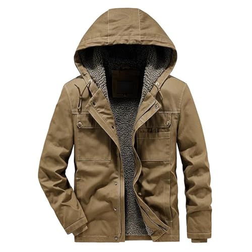 Mens Winter Coat Men Motorcycle Jacket Plus Size Fleece Jackets Outdoor Cardigan Retro Overcoat3