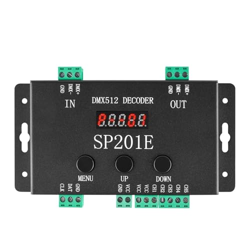 Décodeur SP201E DMX512 pour synchroniser rubans LED et pixels