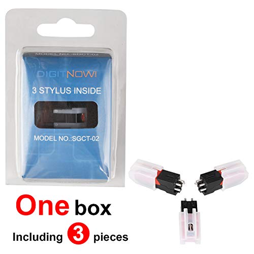 Digitnow Record Player Needles,3 Pack Replacement Stylus For Turntable,Upgraded Record Player Cartridge With Stylus Replacement For Vintage Lp, Phonograph #TOP7