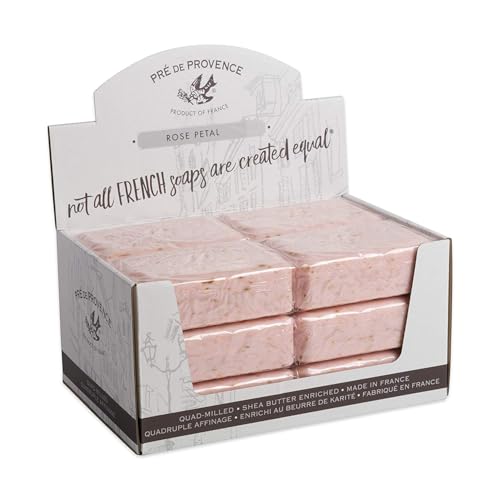 Pre de Provence 250g Soap Bar, Case of 12 - Rose Petal image 3
