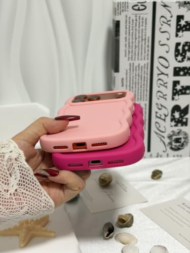 Coque iPhone 17 Pro Max violette à cadre ondulé pour un style unique - 5