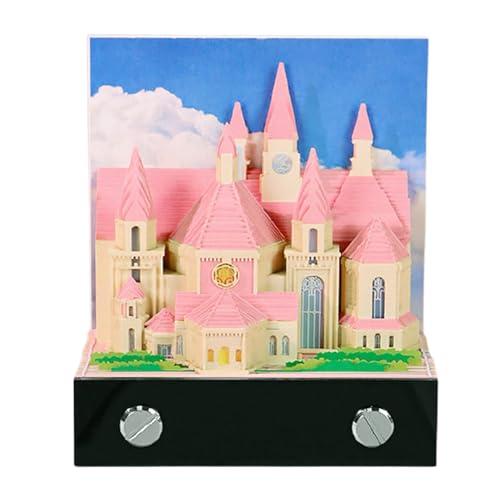 Calendrier 2026 bloc-notes 3D église pour décorer une chambre d'enfant