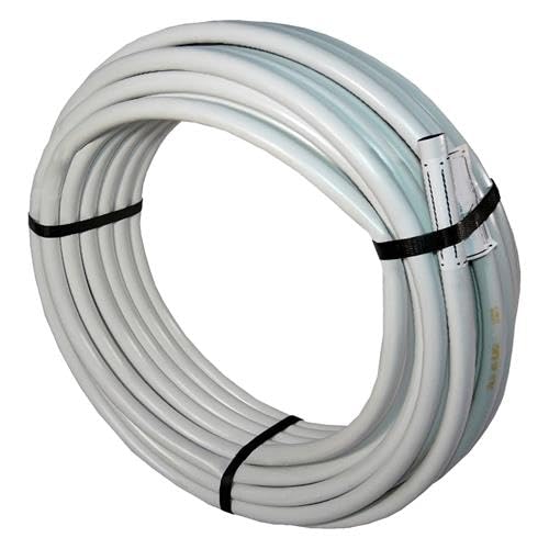 DRIPALIA | 25 metros x Tubería - Manguera de riego por goteo Ø16 | sin gotero | Blanca | Rollo de 25m