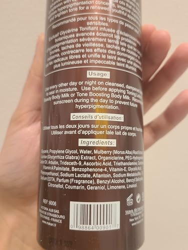 Miniatura 9 de Activo E Intenso Tonificante De Glicerina De 16.8oz De La Línea Makari Exclusive Aclarador Para La Piel E Hidratante Para El Cuerpo Con Organiclarina -Tratamiento Blanqueador Para Manchas Oscuras