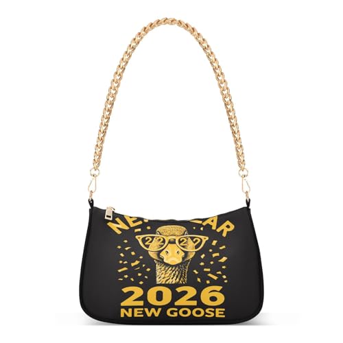 Petit sac à bandoulière motif oies sacoche femme tendance adulte