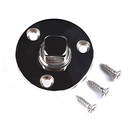 Mxeol Boat Garboard Drain Plug Bilge Plug Stainless Steel 1 Set W/Screws #TOP5
