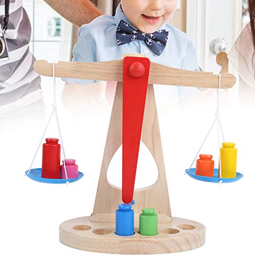 Báscula de equilibrio ecológica con kit de aprendizaje colorido 4
