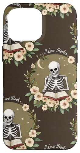 I Love Books Quiet Reader Book Lover Bookworm ���w �X�}�z�P�[�X iPhone 16 Pro Max �p