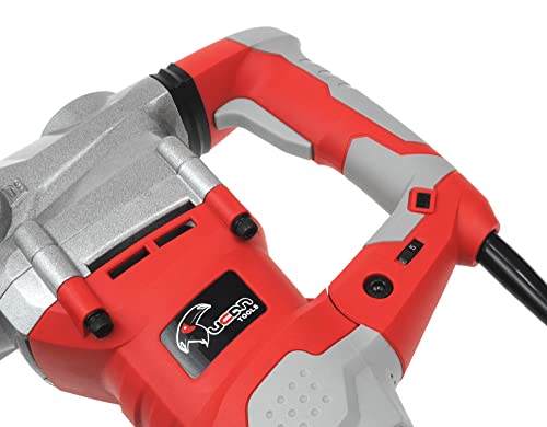 Rexxer | Tucan Bohrhammer SDS-Max | Bohrmaschine Set 1600 W | Abbruchhammer 10 Joule | 6 Variable Geschwindigkeit | 3530 BPM | Bohr-Ø Beton max: 40 mm | 2 m Kabel | inkl. Koffer, SDS Bohrer & Zubehör – Bild 5
