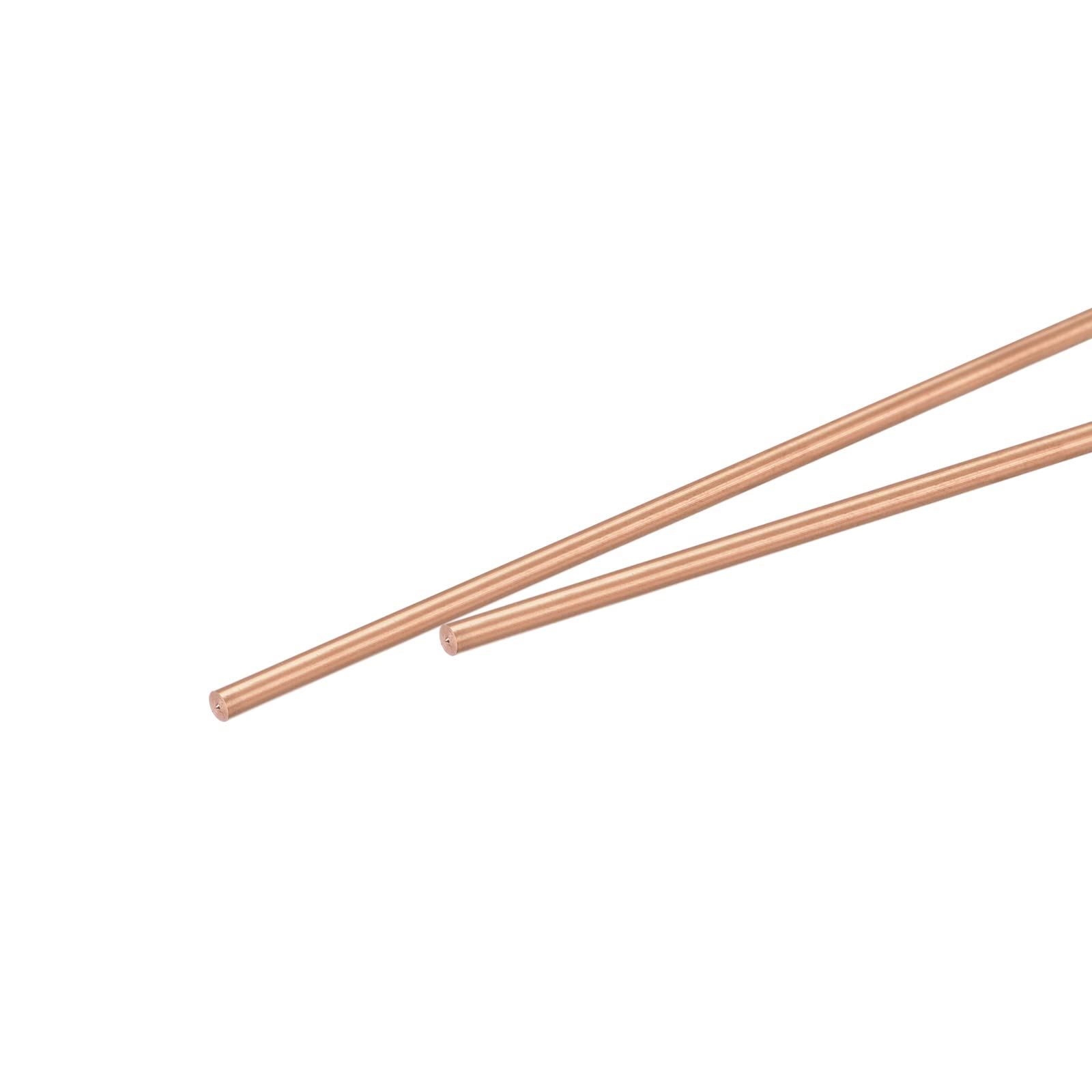 MECCANIXITY 2mm Diameter 300mm Length Solid Copper Round Rod Lathe Bar Stock for DIY Craft CNC Cutting Pack of 2-image-22