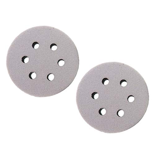 MERIGLARE Conjunto de 2 Almofada de Interface de Esponja de Tampão Macia para Almofadas de Lixa de 3