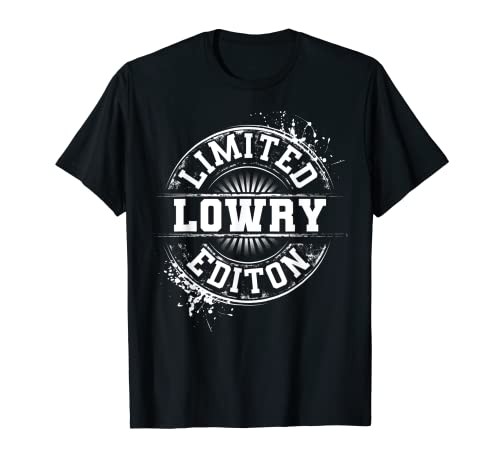 LOWRY - Idea de regalo de cumpleaños para árbol genealógico Camiseta
