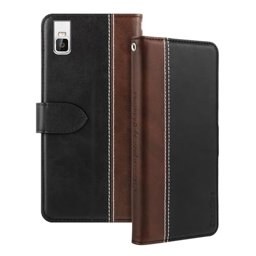 Shantime Étui en Cuir à Rabat Compatible avec Huawei Shot X Case avec Porte-Cartes Blocage RFID Support Magnétique Design Mince Couverture(Noir)