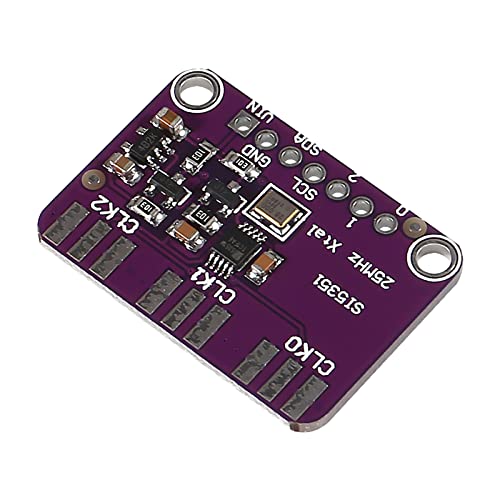 Image of 2PCS Si5351A I2C 25MHZ I2C High Frequency Signal Generator Breakout Board Signal Generator Clock 8KHz-160MHz DC 3V-5V