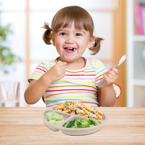 Eascrozn 6 Pack Toddler Utensils, Kids Silverware Set With Silicone Handle, Children Safe Forks And Spoons, 18/8 Stainless Steel, Food Grade Silicone Feeding Supplies, Dishwasher Safe thumb #4