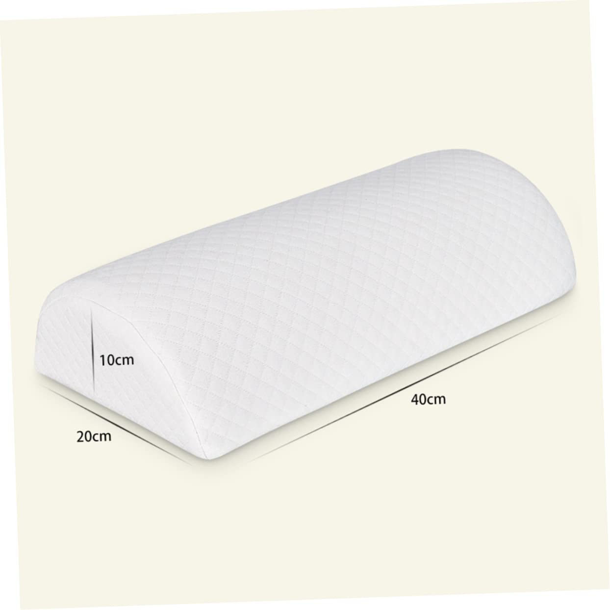 PRETYZOOM Memory Foam Beinkissen aus Baumwolle Ergonomisches Halbmondförmiges Kniekissen für Zuhause und Bett Druckentlastend und Durchblutungsfördernd Abstützend und Langlebig