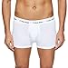 Calvin Klein Herren - 3er-Pack mittlere Taille Hüft-Shorts - Cotton Stretch, Mehrfarbig (Weiß-100), L