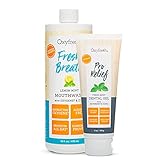 Oxyfresh Fresh Breath Lemon Mint Mouthwash 16oz. + Oxyfresh Pro Relief Dental Gel 4oz. | Perfect Duo...