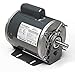 Marathon B609 56 Frame Open Drip Proof 56B17D2013 Belt Drive Motor, 3/4 hp, 1725 rpm, 277 VAC, 1 Phase, 1 Speed, Ball Bearing, Resilient Ring Mount, Capacitor Start