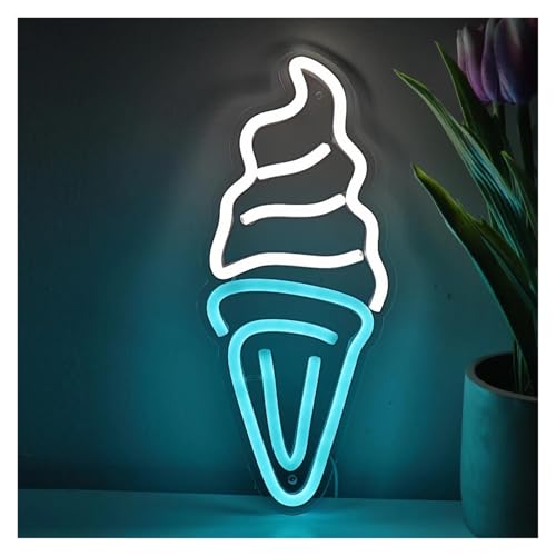 Panneau néon pour glaces 12x29cm USB avec éclairage réglable LED