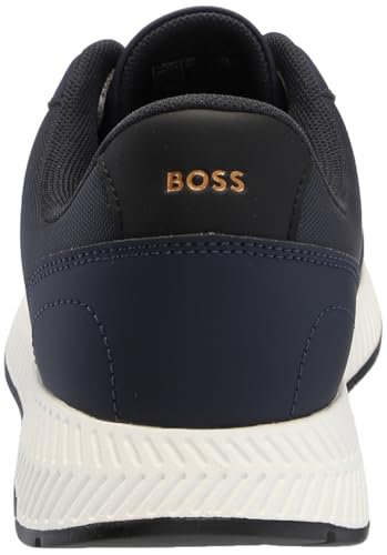 Image of BOSS Men's Leather Mix Low Top Sneaker