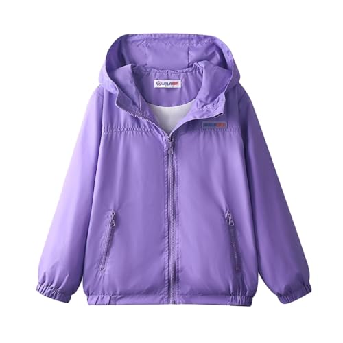 Image of WELAKEN Lightweight Jacket for Girls Kids & Toddler II Girls' Print Water-Resistant Jacket
