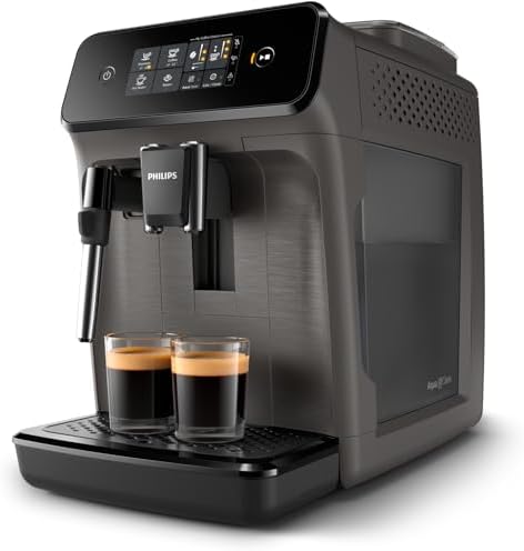 Philips EP1224/00 Macchina Caffè Espresso con Macinino - Touch Screen - Filtro AquaClean - Macinino Regolabile 12 Livelli